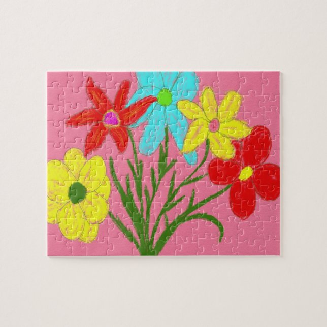 Quebra-cabeça buquê primavera (Horizontal)