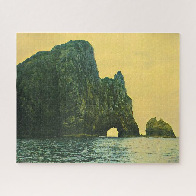 Quebra-cabeça Buraco Nova Zelândia no Rock (Horizontal)