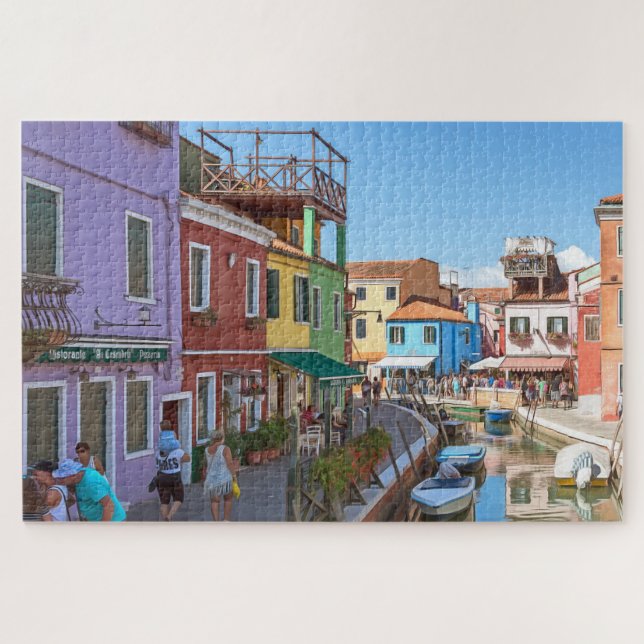 Quebra-cabeça Burano. 11. (Horizontal)
