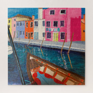Quebra-cabeça Burano Veneice Itália  