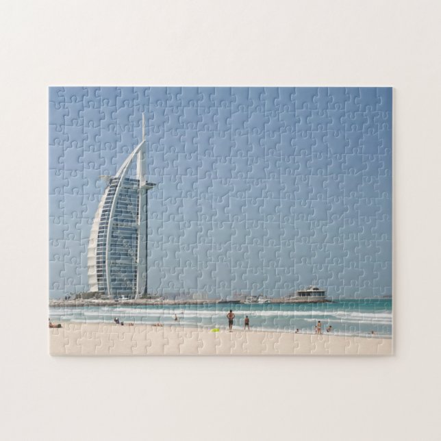Quebra-cabeça Burj Al Arab Da Sunset Beach, Dubai (Horizontal)