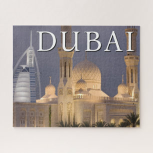 Quebra-cabeça Burj al Arab Mesquita à Noite Dubai