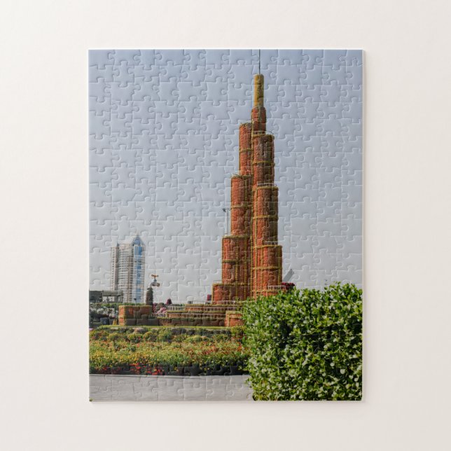 Quebra-cabeça Burj Khalifa, Jardim Milagroso de Dubai (Vertical)