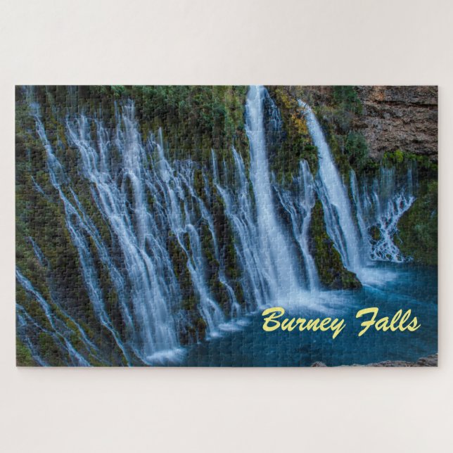 Quebra-cabeça Burney Falls (Horizontal)