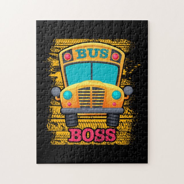 Quebra-cabeça Bus Boss - Apreciação do Motorista de Ônibus Escol (Vertical)