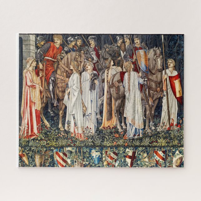 Quebra-cabeça Busca pelo Santo Graal, Armo, Partida dos Cavaleir (Horizontal)