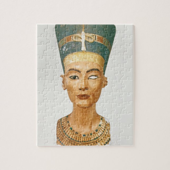 Quebra-cabeça Busto da rainha Nefertiti, vista dianteira, do (Vertical)