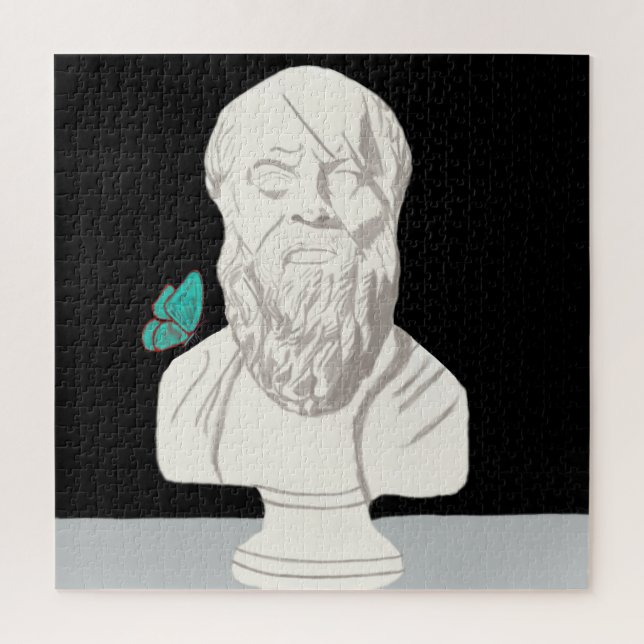 Quebra-cabeça Busto de um Filósofo Grego Poster (Vertical)