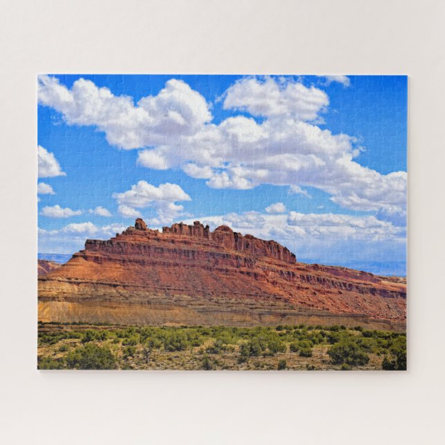 Quebra-cabeça Buttes Utah e Skies Azuis - 16x20 - 520 pcs. (Horizontal)