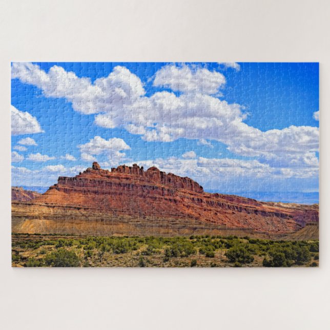 Quebra-cabeça Buttes Utah e Skies Azuis - 20x30 - 1014 pcs. (Horizontal)