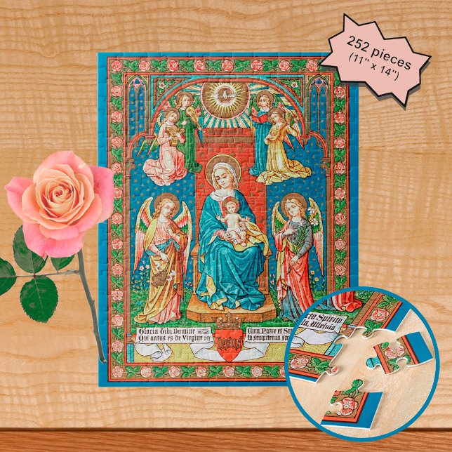 Quebra-cabeça BVM e Menino Jesus (Criador carregado)
