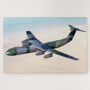 Quebra-cabeça C-141 Starlifter Avião de Transporte Estratégico M
