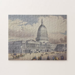 Quebra-cabeça C.C. de Washinton do Capitólio dos Estados Unidos