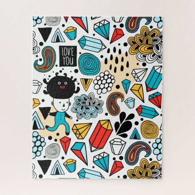 Quebra-cabeça Cabeça louca (Vertical)