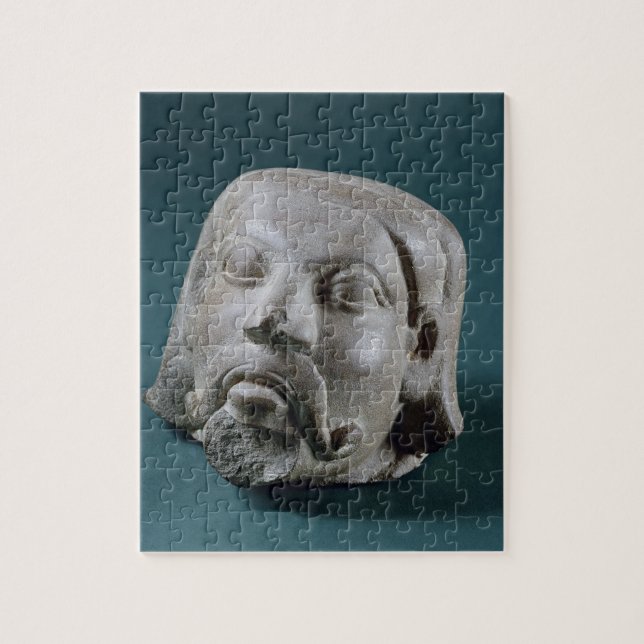 Quebra-cabeça Cabeça lustrada de um estrangeiro, Sarnath do (Vertical)