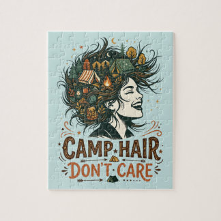 Quebra-cabeça Cabelo de Acampamento Não Liga