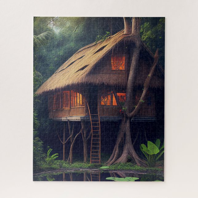 QUEBRA-CABEÇA CABIN TINY HOUSE FORESSE FANTASY JIGSAW QUEBRA-CAB (Vertical)