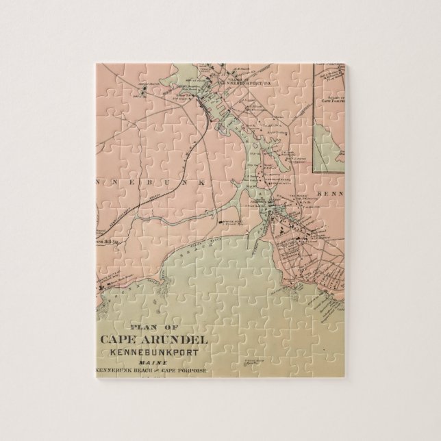 Quebra-cabeça Cabo Arundel, Kennebunkport, Maine (Vertical)