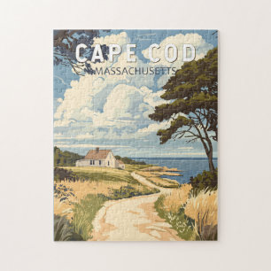 Quebra-cabeça Cabo Cod Massachusetts Viagem Arte Vintage