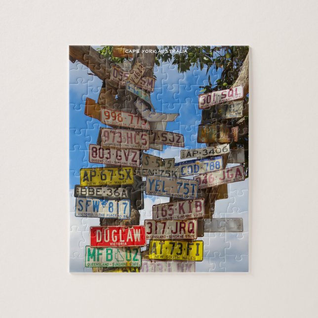 Quebra-cabeça Cabo York Austrália (Vertical)