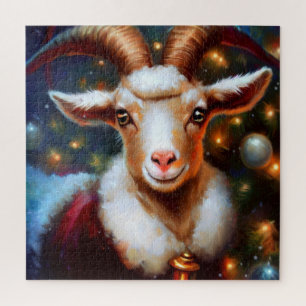 Quebra-cabeça Cabra de Natal (4)