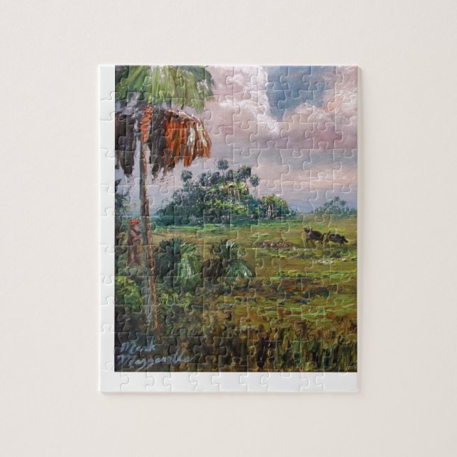 Quebra-cabeça Caça do javali (Vertical)