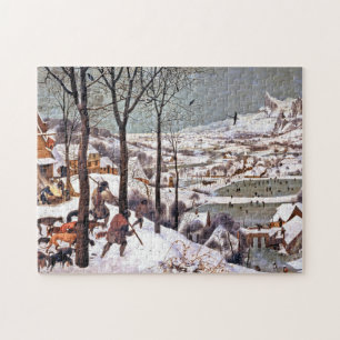 Quebra-cabeça Caçadores na neve, Pieter Bruegel, o Velho