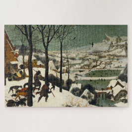 Quebra-cabeça Caçadores na neve (por Pieter Bruegel, o Velho)