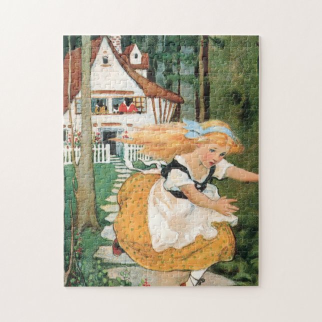 Quebra-cabeça Cachinhos Dourados e os Três Ursos (Vertical)