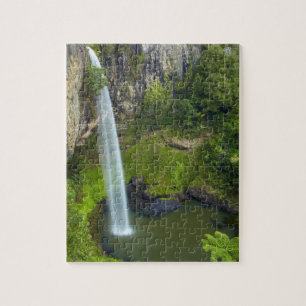 Quebra-cabeça Cachoeira Bridal Veil, Nova Zelândia
