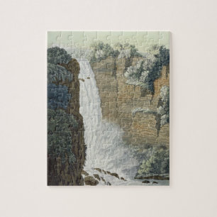 Quebra-cabeça Cachoeira de Tequendama no rio de Bogotá, Colômb