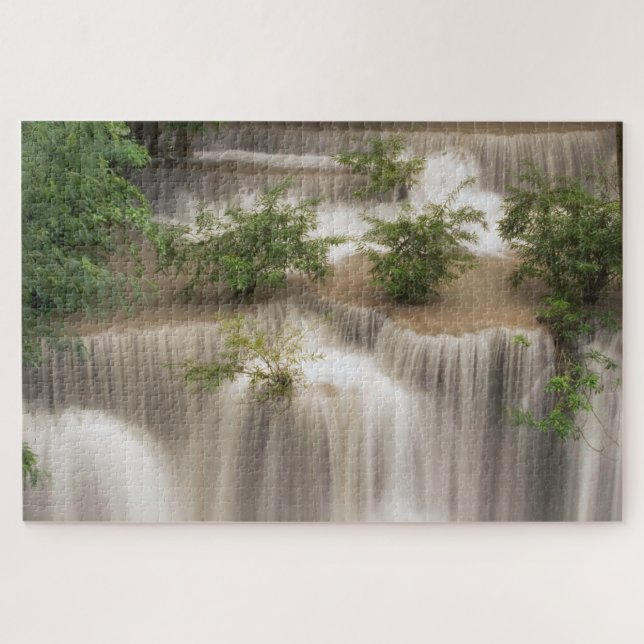 Quebra-cabeça Cachoeira Huai Mae Khamin | Tailândia (Horizontal)