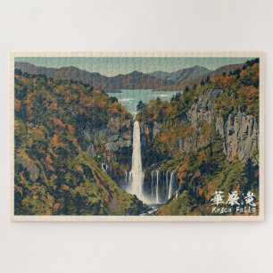 Quebra-cabeça Cachoeira Kegon 華厳の滝 Tochigi 栃木 Nikko日光 Kouyou 紅葉