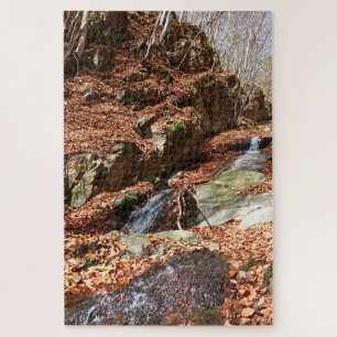 Quebra-cabeça Cachoeira na Montanha - Natureza Selvagem Romênia