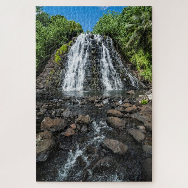 Quebra-cabeça Cachoeira Tropical Kepirohi (Vertical)