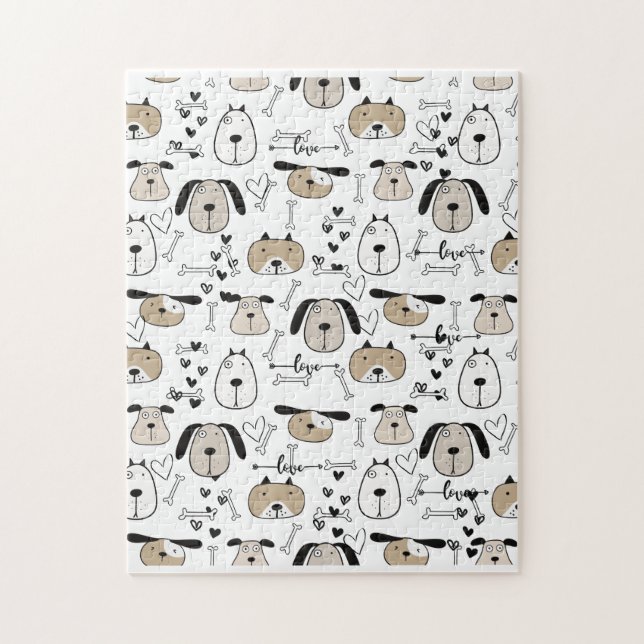 Quebra-cabeça Cachorrinho Fofo (Vertical)