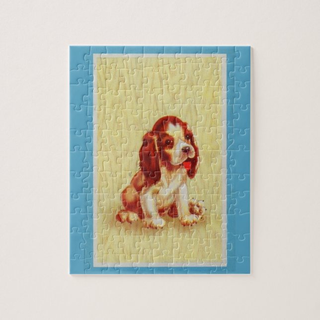 Quebra-cabeça cachorrinho giro (Vertical)