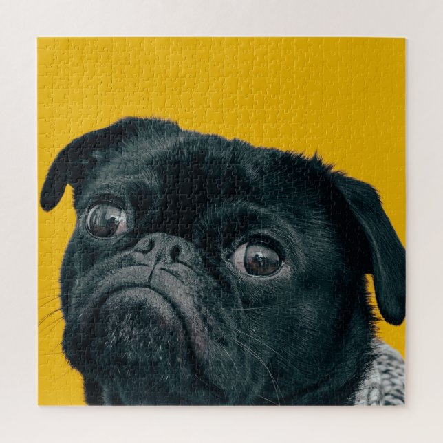 Quebra-cabeça cachorro amarelo (Vertical)