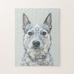 Quebra-cabeça Cachorro Australiano - Arte Cachorro Original Boni