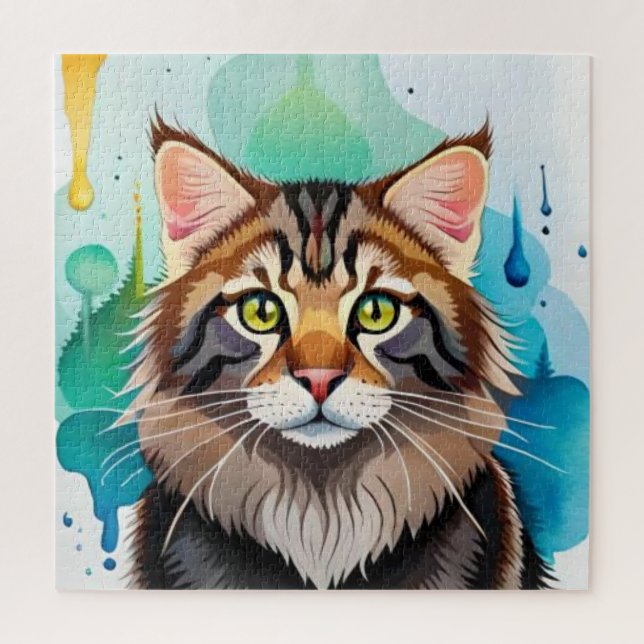 Quebra-cabeça Cachorro bonito fecha (Vertical)