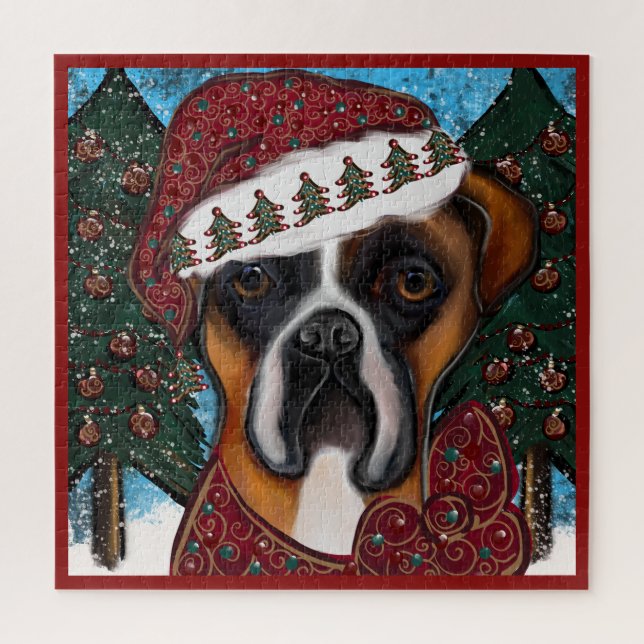 Quebra-cabeça Cachorro Boxer (Vertical)