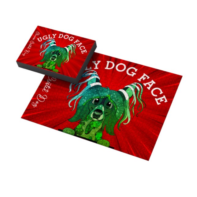 Quebra-cabeça Cachorro Chinês - Cara feia de 1000 peças (Criador carregado)