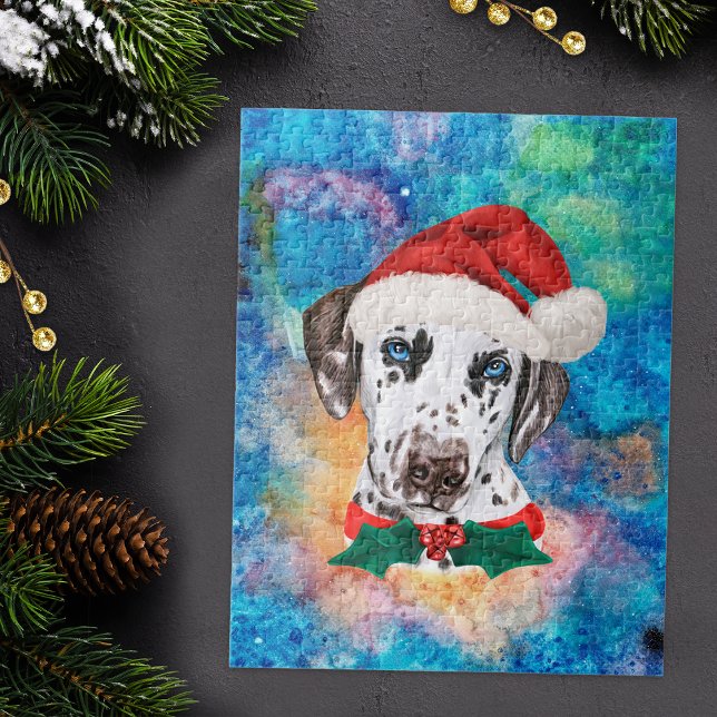 Quebra-cabeça Cachorro da Raça Dálmata Natal (Criador carregado)