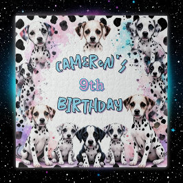 Quebra-cabeça Cachorro Dalmaciano Cachorro Aniversário Quebra-ca