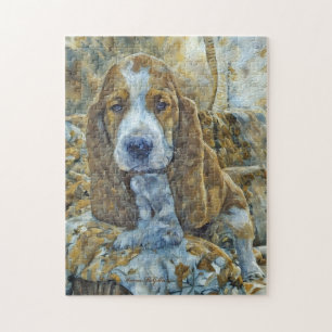 Quebra-cabeça Cachorro de Caça Adorável