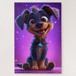 Quebra-cabeça Cachorro de Cartoon