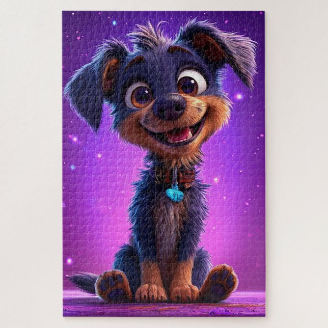 Quebra-cabeça Cachorro de Cartoon (Vertical)