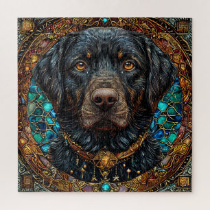Quebra-cabeça Cachorro labrador preto
