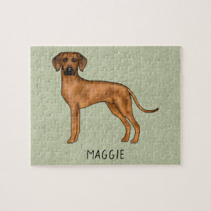 Quebra-cabeça Cachorro Leão Africano Fofo Rhodesian Ridgeback Ve