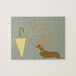 Quebra-cabeça Cachorro Pet Umbrella